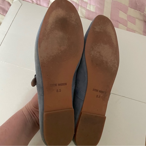 Steve Madden Blue Mary Jane Flats - Picture 3 of 3